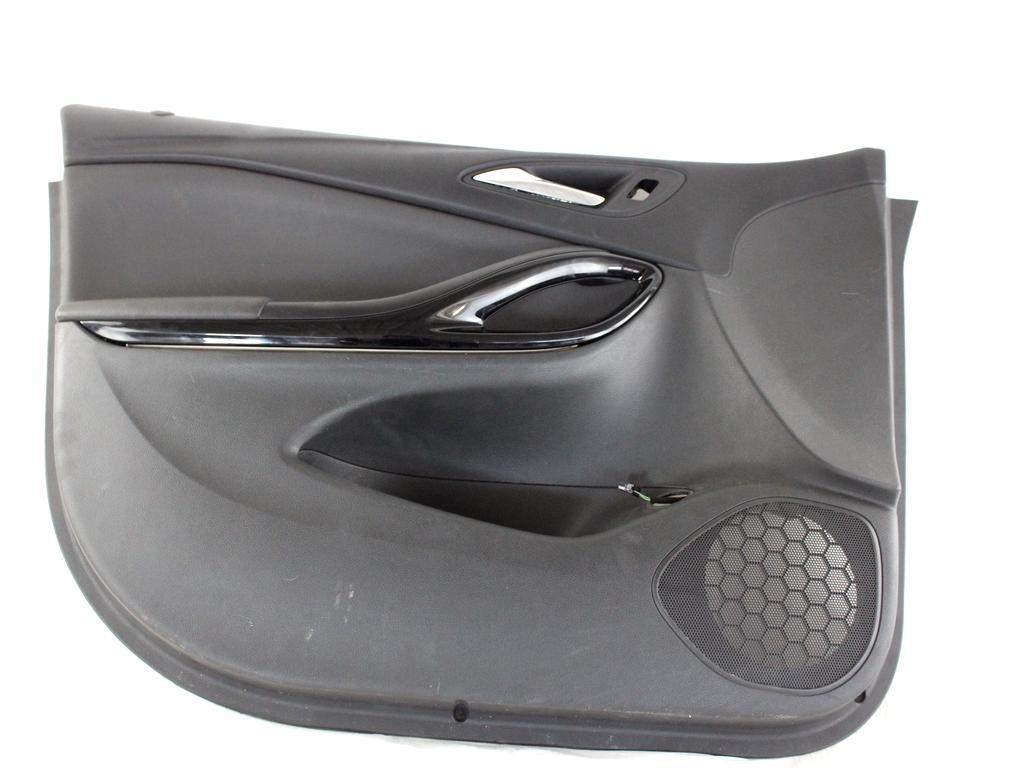 39145594 PANNELLO INTERNO PORTA ANTERIORE SINISTRA CON RIVESTIMENTO IN PELLE OPEL ASTRA K 1.6 D 100KW 6M 5P (2017) RICAMBIO USATO