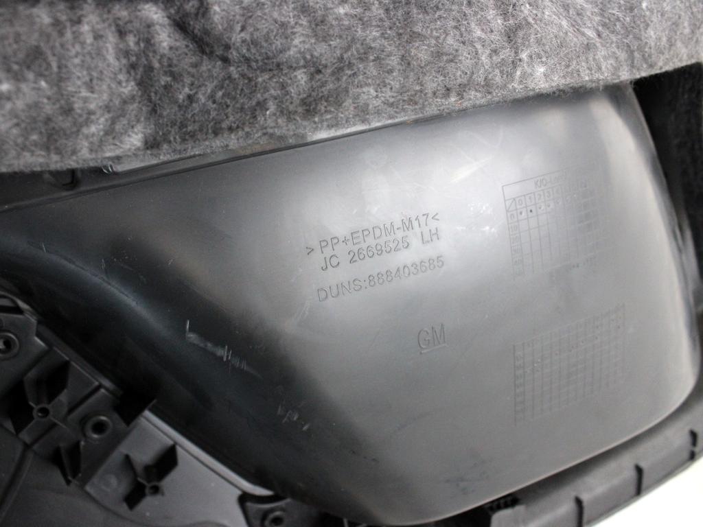 39145594 PANNELLO INTERNO PORTA ANTERIORE SINISTRA CON RIVESTIMENTO IN PELLE OPEL ASTRA K 1.6 D 100KW 6M 5P (2017) RICAMBIO USATO