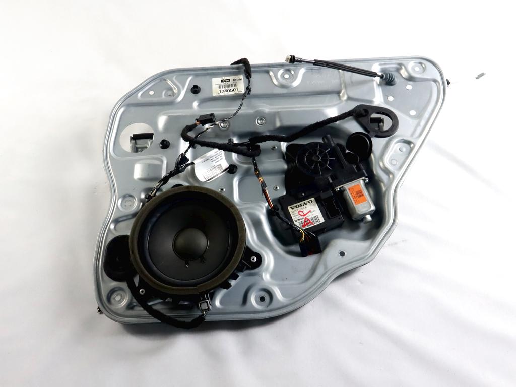 30663573 MOTORINO MECCANISMO ALZA-VETRO ALZA-CRISTALLO PORTA POSTERIORE DESTRA VOLVO V50 SW 2.0 D 100KW 6M 5P (2009) RICAMBIO USATO 31253485