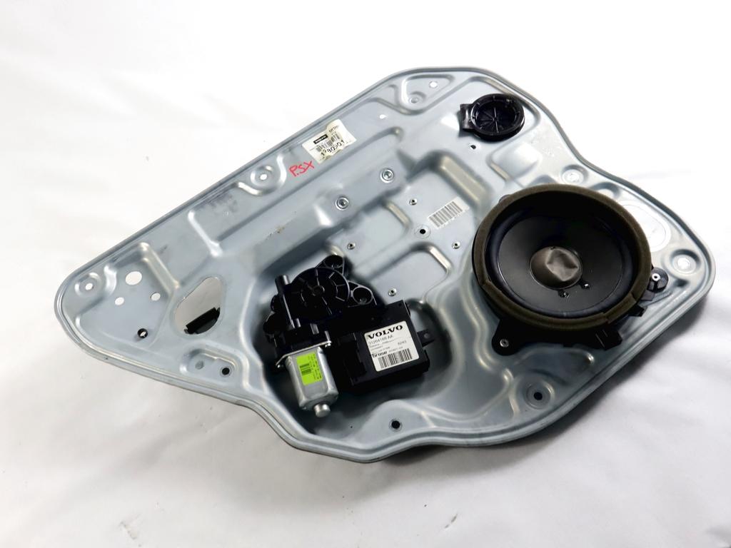 30663572 MOTORINO MECCANISMO ALZA-VETRO ALZA-CRISTALLO PORTA POSTERIORE SINISTRA VOLVO V50 SW 2.0 D 100KW 6M 5P (2009) RICAMBIO USATO 31253484