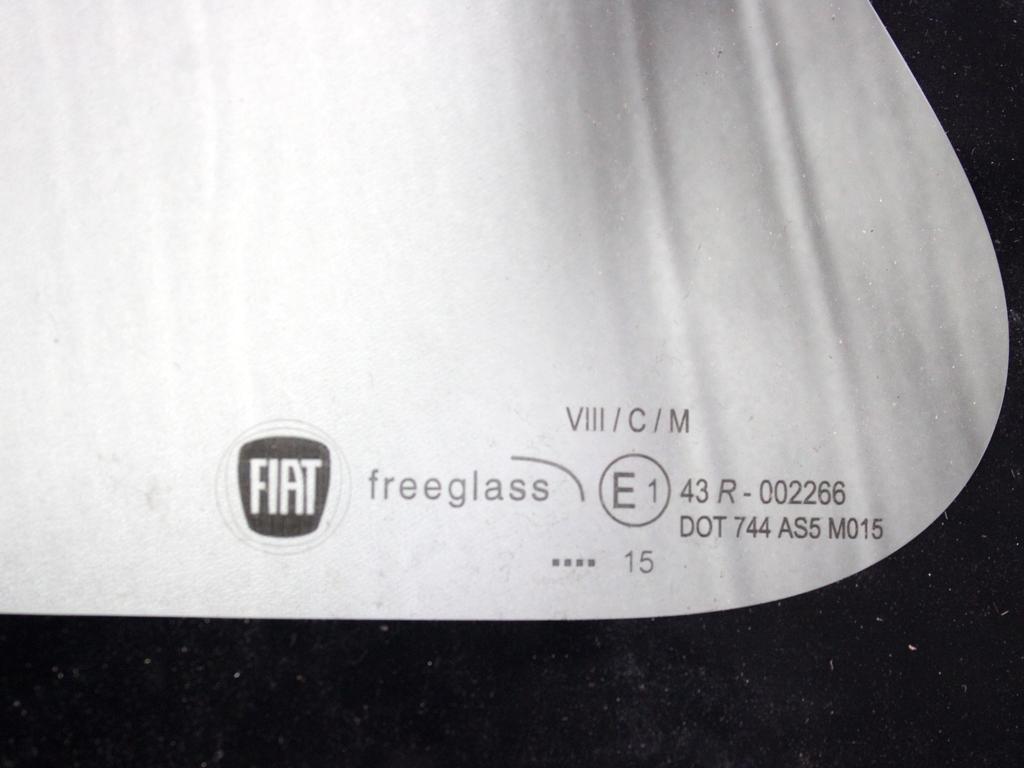 51883718 VETRO FISSO PARAFANGO POSTERIORE SINISTRO FIAT 500L 1.3 D 62KW 5M 5P (2015) RICAMBIO USATO