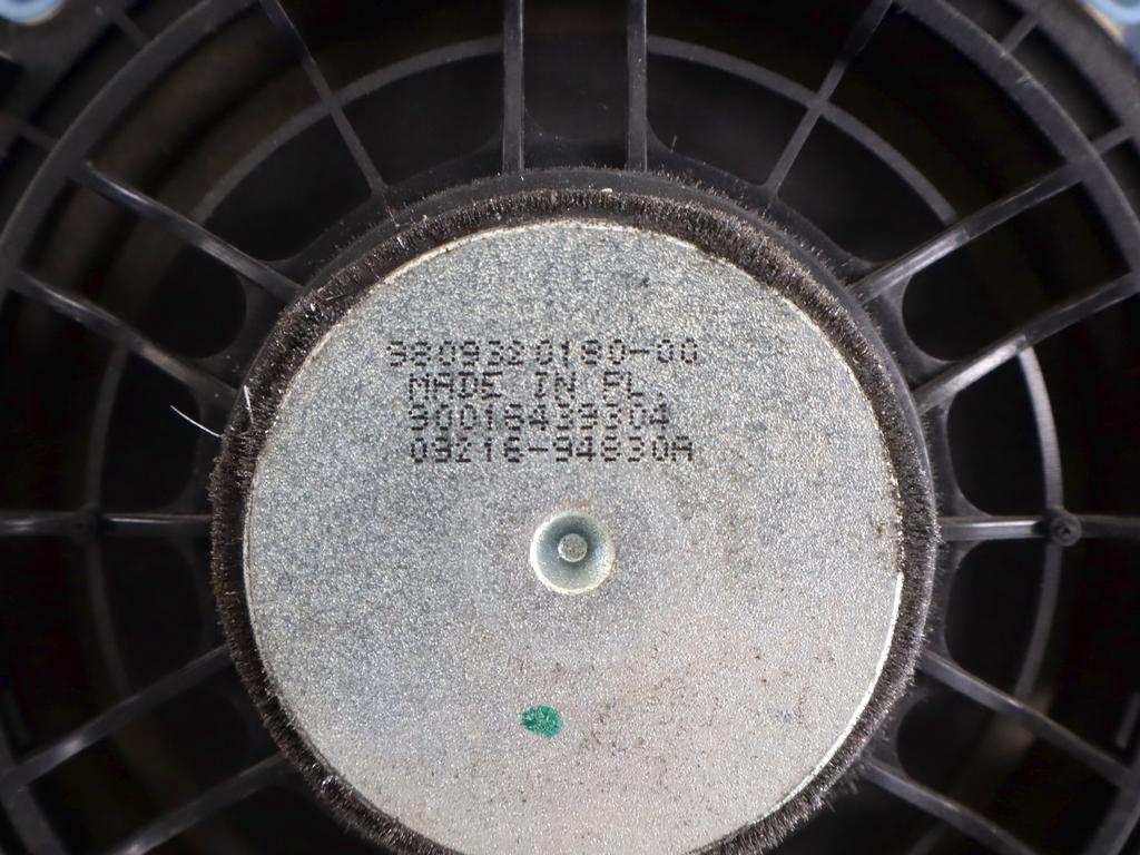 9809320180 CASSA ALTOPARLANTE PORTA ANTERIORE PEUGEOT 208 1.6 D 55KW 5M 5P (2017) RICAMBIO USATO