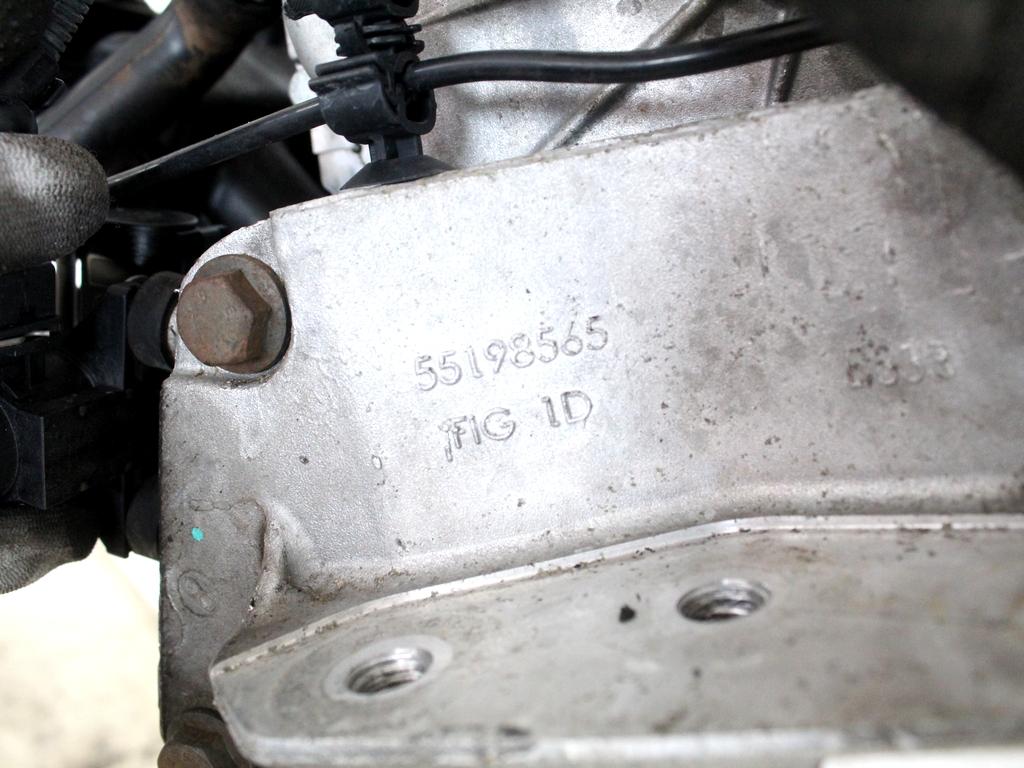 199B4000 MOTORE FIAT 500L 1.3 D 62KW 5M 5P (2015) RICAMBIO USATO CON POMPA INIEZIONE E SERIE INIETTORI 55212839 71749340