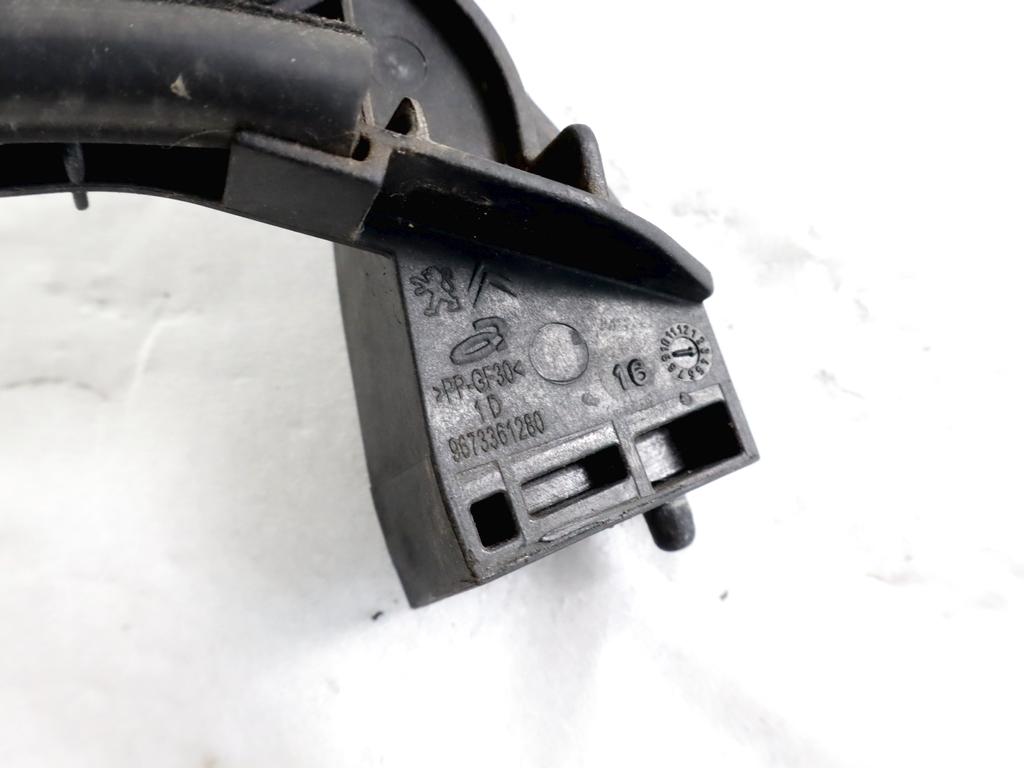 9673361280 STAFFA INTERNA GUIDA VETRO PORTA POSTERIORE DESTRA PEUGEOT 208 1.6 D 55KW 5M 5P (2017) RICAMBIO USATO