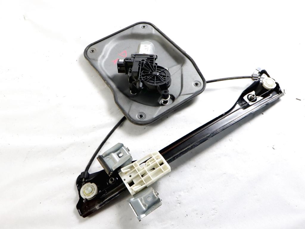 5J7837462 MOTORINO MECCANISMO ALZA-VETRO ALZA-CRISTALLO PORTA ANTERIORE DESTRA SKODA ROOMSTER 1.6 D 66KW 5M 5P (2012) RICAMBIO USATO 6R0959802P