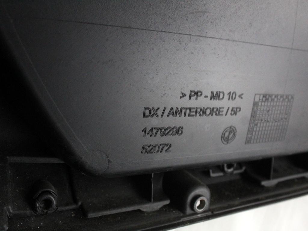 735538483 PANNELLO INTERNO PORTA ANTERIORE DESTRA CON RIVESTIMENTO IN PELLE LANCIA DELTA 1.6 D 88KW 6M 5P (2011) RICAMBIO USATO