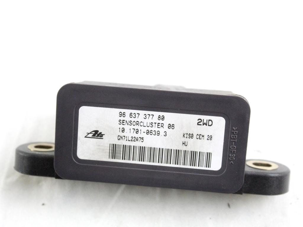 9663737780 SENSORE ESP IMBARDATA PEUGEOT 207 1.4 B 54KW 5M 5P (2012) RICAMBIO USATO 