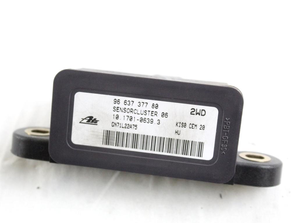 9663737780 SENSORE ESP IMBARDATA PEUGEOT 207 1.4 B 54KW 5M 5P (2012) RICAMBIO USATO 