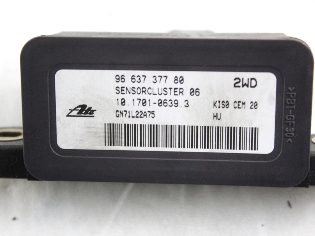 9663737780 SENSORE ESP IMBARDATA PEUGEOT 207 1.4 B 54KW 5M 5P (2012) RICAMBIO USATO 
