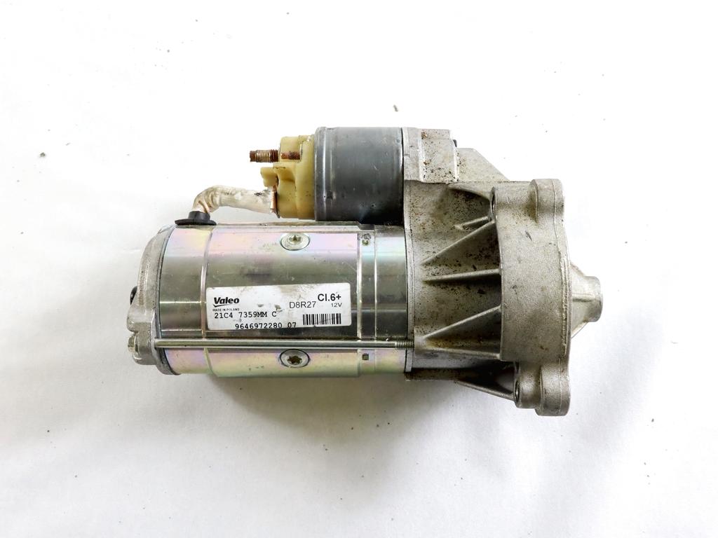 9646972280 MOTORINO AVVIAMENTO FIAT ULYSSE 2.0 D 100KW 6M 5P (2010) RICAMBIO USATO 