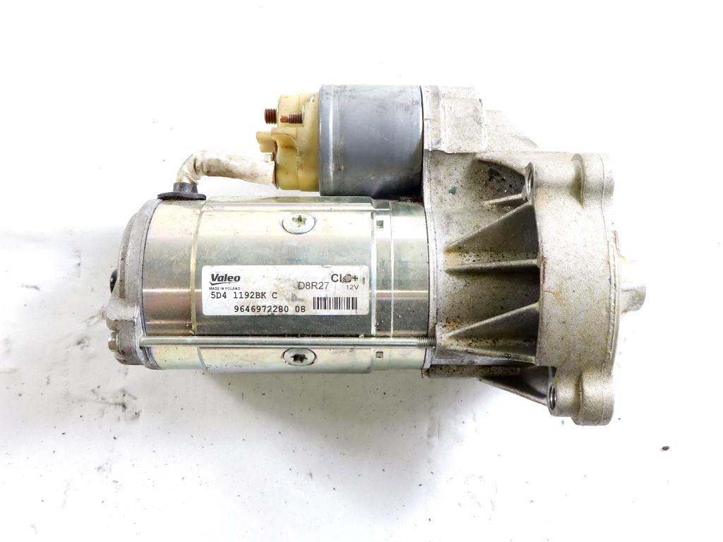 9646972280 MOTORINO AVVIAMENTO FIAT ULYSSE 2.0 D 100KW 6M 5P (2010) RICAMBIO USATO 
