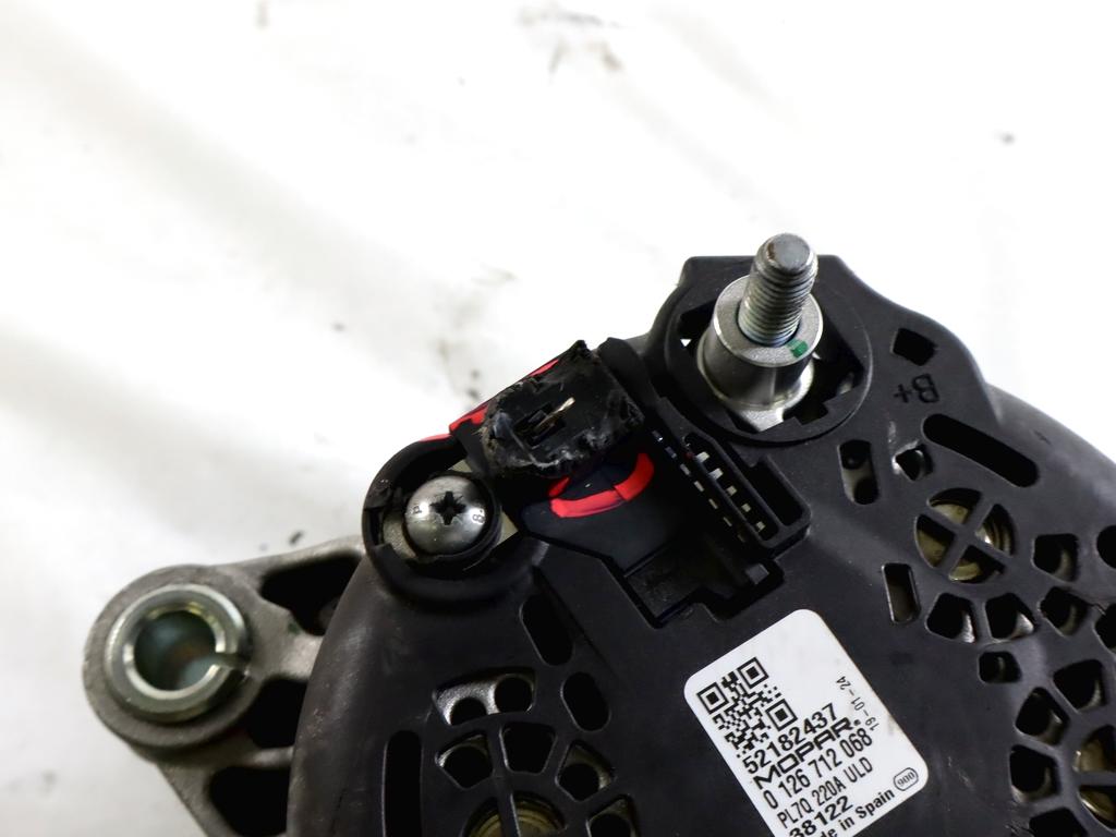 52182437 ALTERNATORE FIAT DUCATO (250_) 120 MULTIJET 2.2 D 88KW (2021) RICAMBIO USATO DANNEGGIATO 0126712068