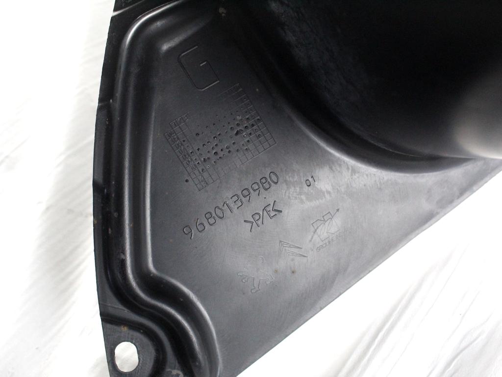 9680139980 PARASALE PARASASSI POSTERIORE SINISTRO PEUGEOT 207 1.4 B 54KW 5M 5P (2012) RICAMBIO USATO