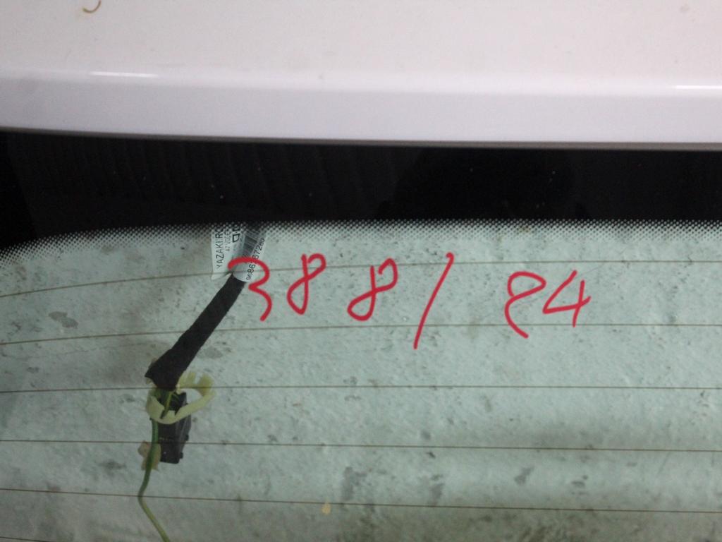 8701CS PORTELLONE COFANO POSTERIORE BAULE PEUGEOT 207 1.4 B 54KW 5M 5P (2012) RICAMBIO USATO CON LUNOTTO TERMICO