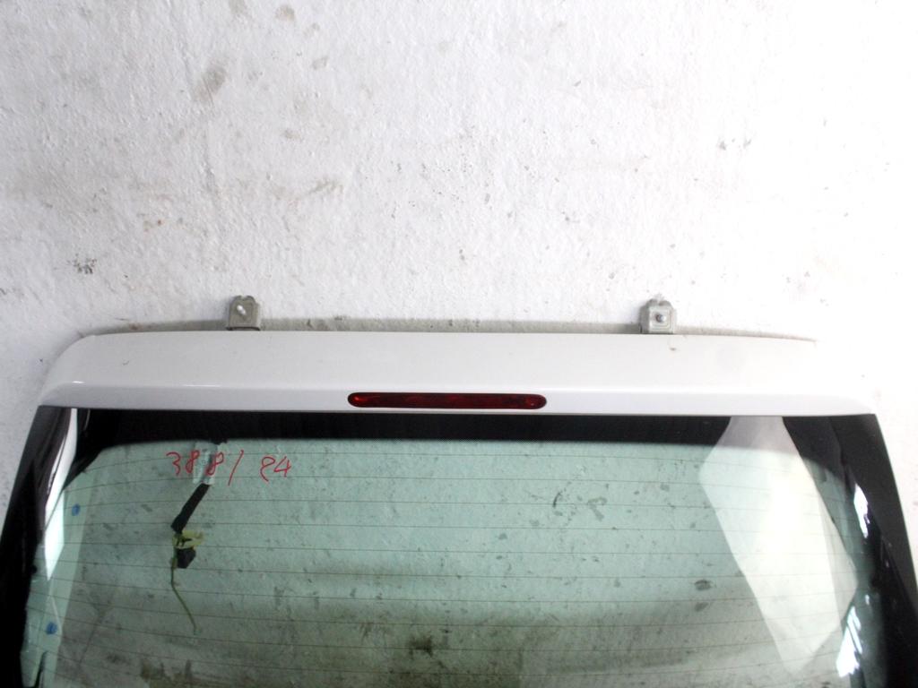 8701CS PORTELLONE COFANO POSTERIORE BAULE PEUGEOT 207 1.4 B 54KW 5M 5P (2012) RICAMBIO USATO CON LUNOTTO TERMICO