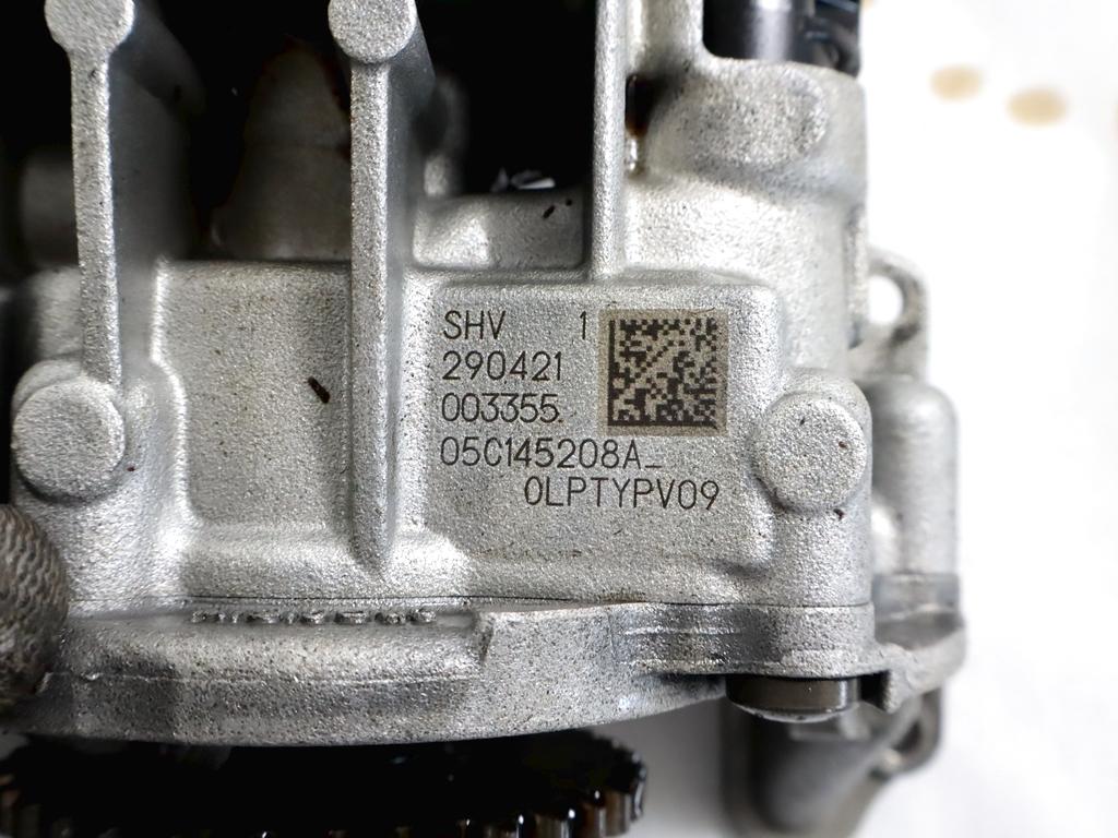 05C145208A POMPA OLIO MOTORE VOLKSWAGEN T-ROC 1.0 B 81KW 6M 5P (2023) RICAMBIO USATO