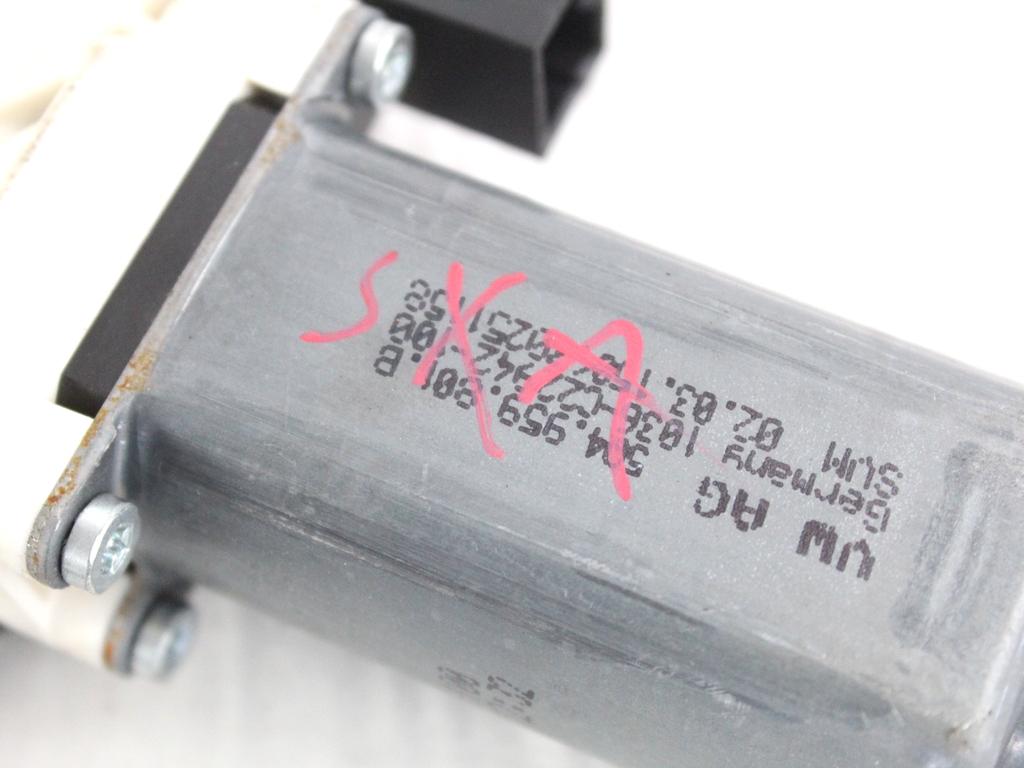 5G4837461H MOTORINO MECCANISMO ALZA-VETRO ALZA-CRISTALLO PORTA ANTERIORE SINISTRA VOLKSWAGEN GOLF 7 1.4 M 81KW 6M 5P (2015) RICAMBIO USATO 5Q4959811A 