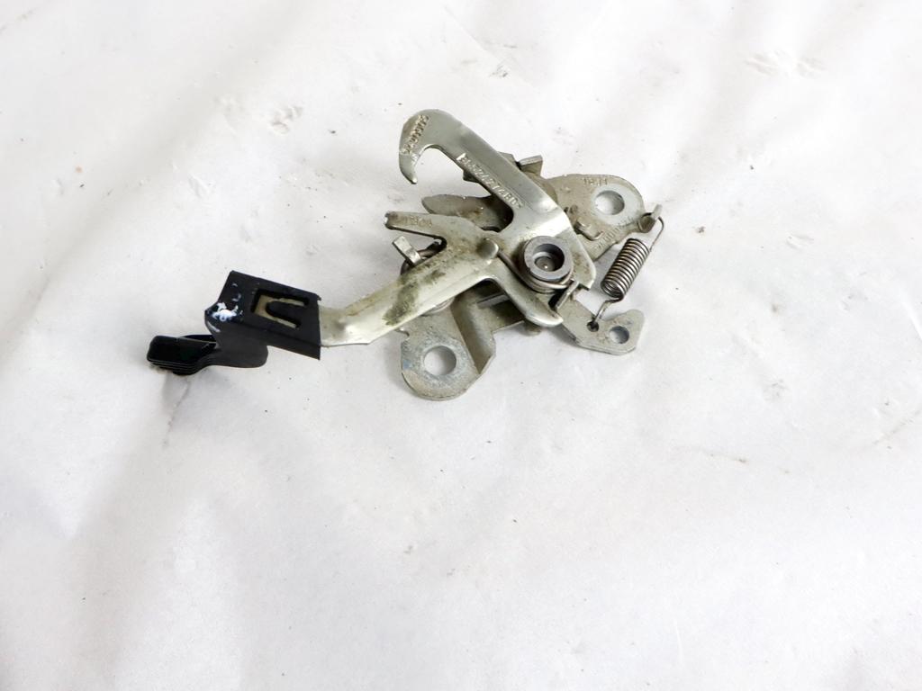 9652427480 CHIUSURA SERRATURA COFANO ANTERIORE PEUGEOT 207 1.4 B 54KW 5M 5P (2012) RICAMBIO USATO