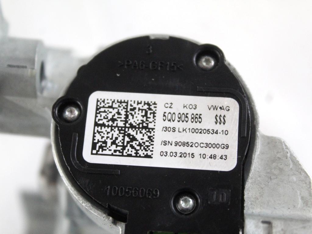 5Q0905865 KIT BLOCCHETTI ACCENSIONE APERTURA CON CHIAVE VOLKSWAGEN GOLF 7 1.4 M 81KW 6M 5P (2015) RICAMBIO USATO