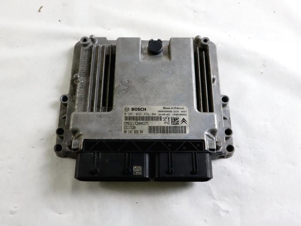 9806460480 CENTRALINA MOTORE CITROEN C4 CACTUS 1.6 D 73KW 5M 5P (2016) RICAMBIO USATO 