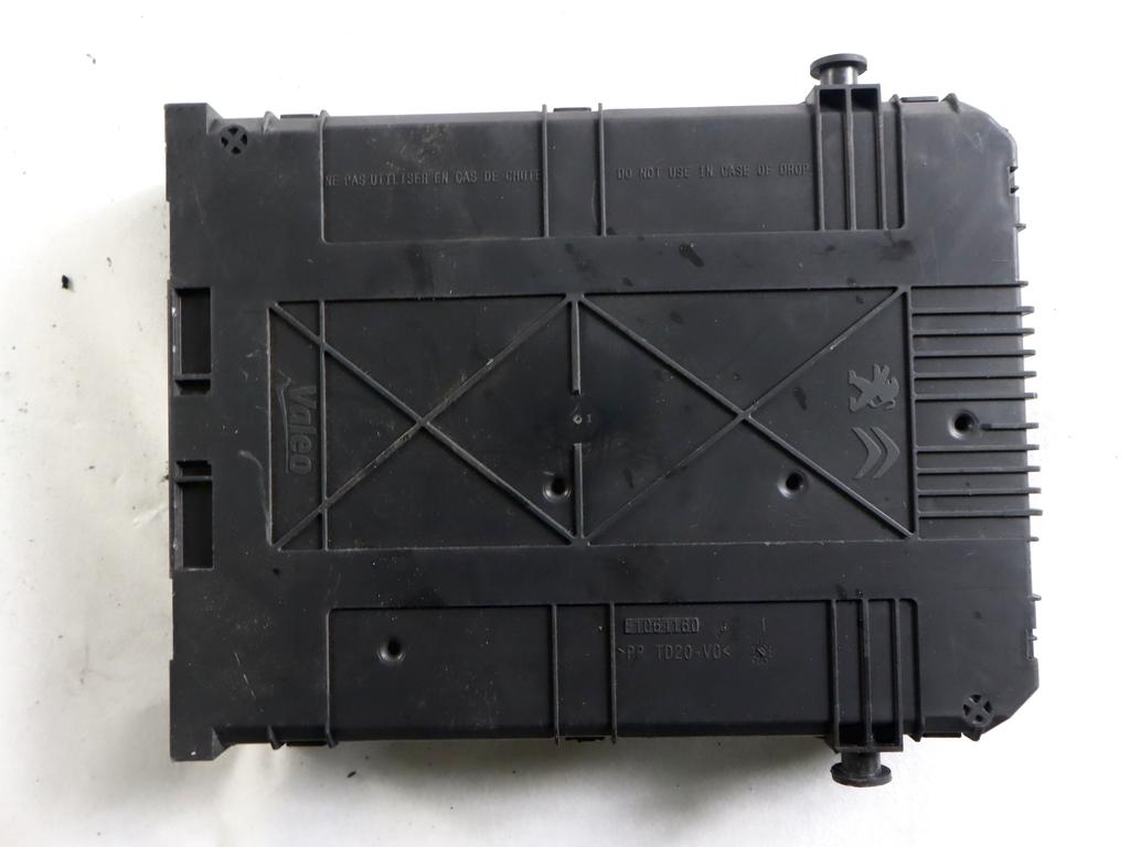 9807531680 CENTRALINA FUSIBILIERA SCATOLA FUSIBILI RELE CITROEN C4 CACTUS 1.6 D 73KW 5M 5P (2016) RICAMBIO USATO 