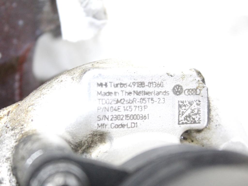 04E145713P TURBINA TURBOCOMPRESSORE VOLKSWAGEN GOLF 7 1.4 M 81KW 6M 5P (2015) RICAMBIO USATO