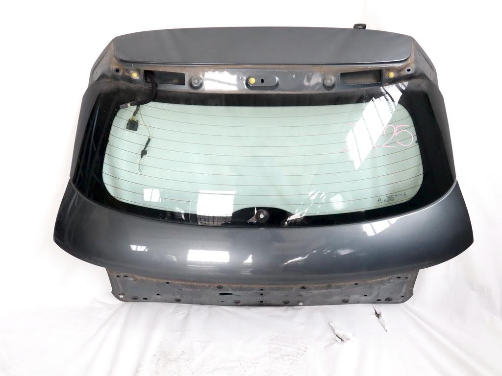9800805380 PORTELLONE COFANO POSTERIORE BAULE CITROEN C4 CACTUS 1.6 D 73KW 5M 5P (2016) RICAMBIO USATO CON LUNOTTO TERMICO