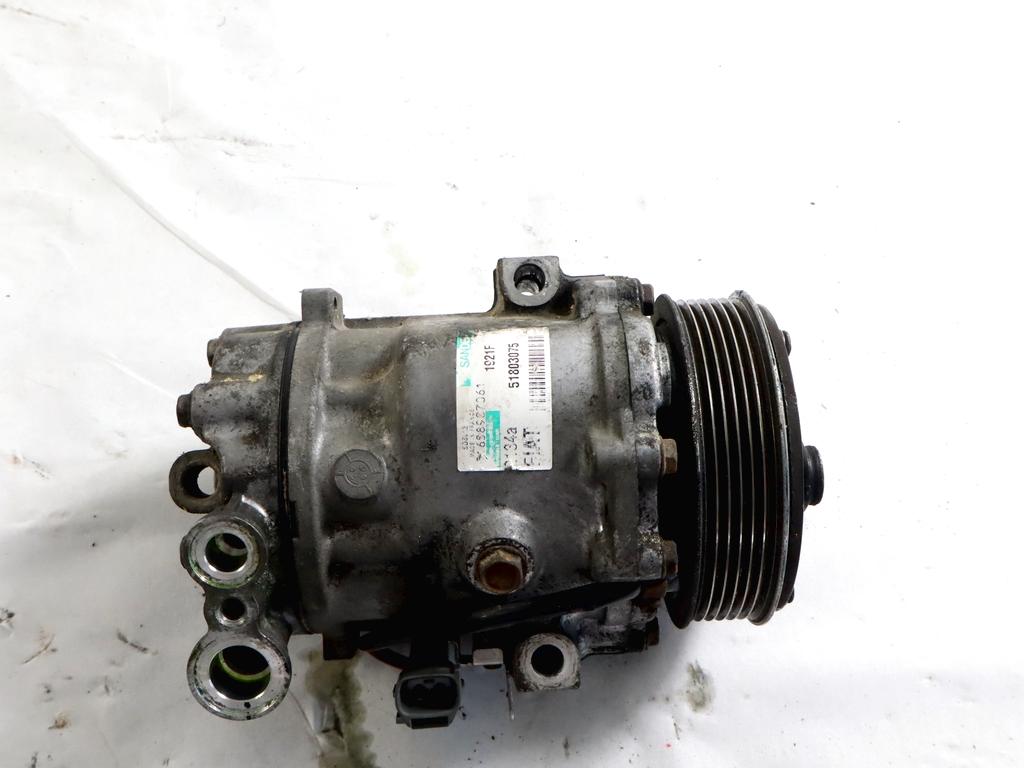 51803075 COMPRESSORE CLIMATIZZATORE CLIMA A/C FIAT GRANDE PUNTO 1.3 D 55KW 5M 5P (2010) RICAMBIO USATO