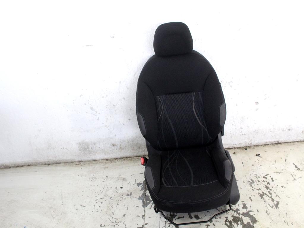 1608319980 SEDILE ANTERIORE SINISTRO GUIDATORE PEUGEOT 208 1.4 D 50KW 5M 5P (2012) RICAMBIO USATO