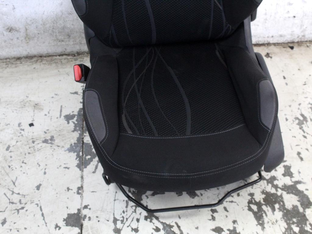 1608319980 SEDILE ANTERIORE SINISTRO GUIDATORE PEUGEOT 208 1.4 D 50KW 5M 5P (2012) RICAMBIO USATO