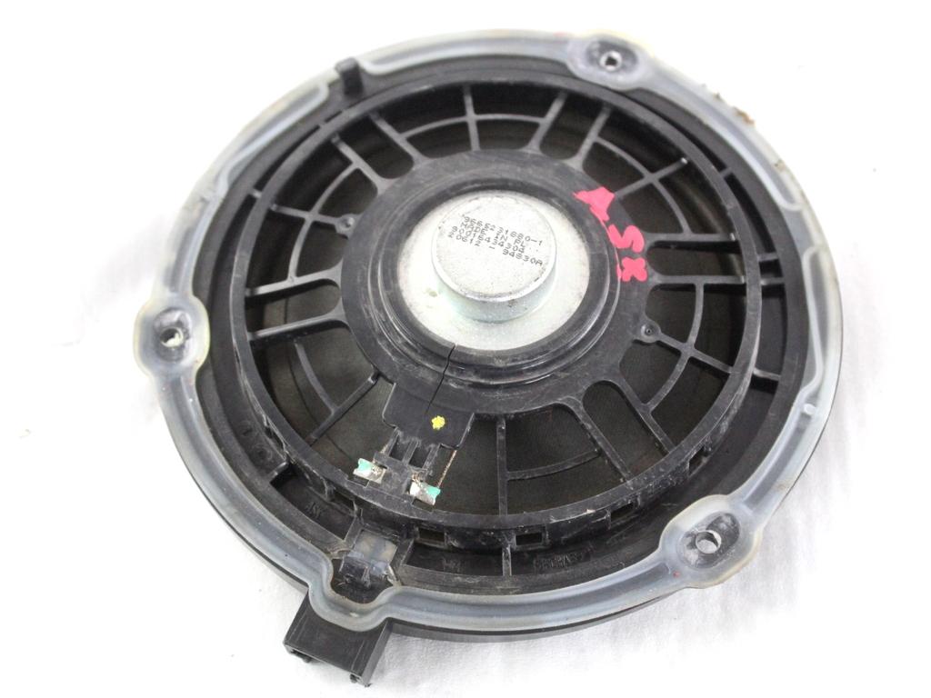 9665231880 CASSA ALTOPARLANTE PORTA ANTERIORE PEUGEOT 208 1.4 D 50KW 5M 5P (2012) RICAMBIO USATO