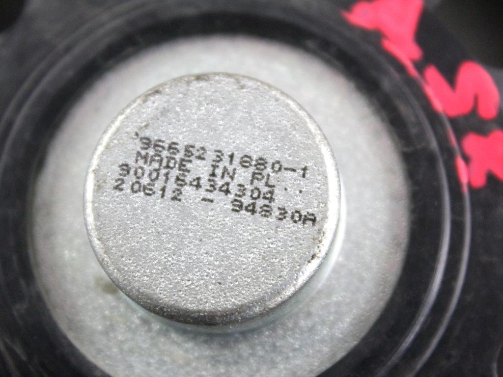 9665231880 CASSA ALTOPARLANTE PORTA ANTERIORE PEUGEOT 208 1.4 D 50KW 5M 5P (2012) RICAMBIO USATO