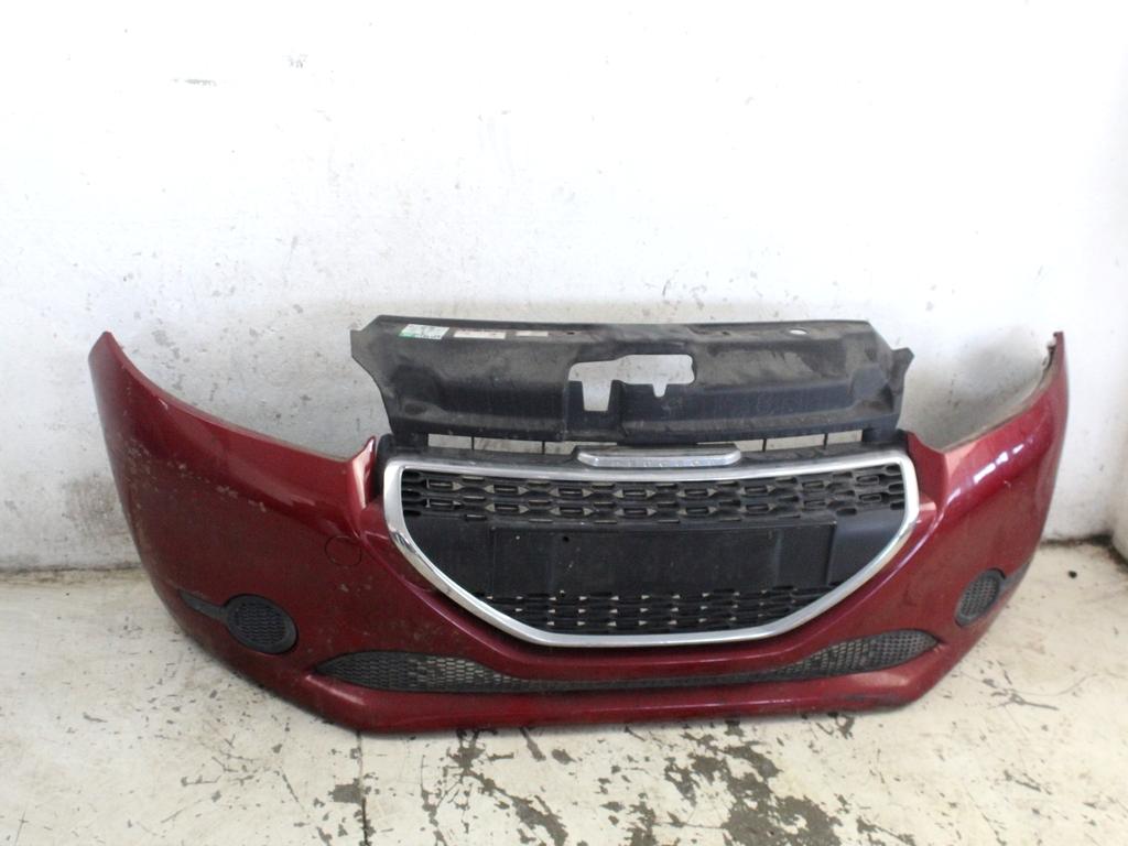 9672794477 PARAURTI ANTERIORE PEUGEOT 208 1.4 D 50KW 5M 5P (2012) RICAMBIO USATO DANNEGGIATO