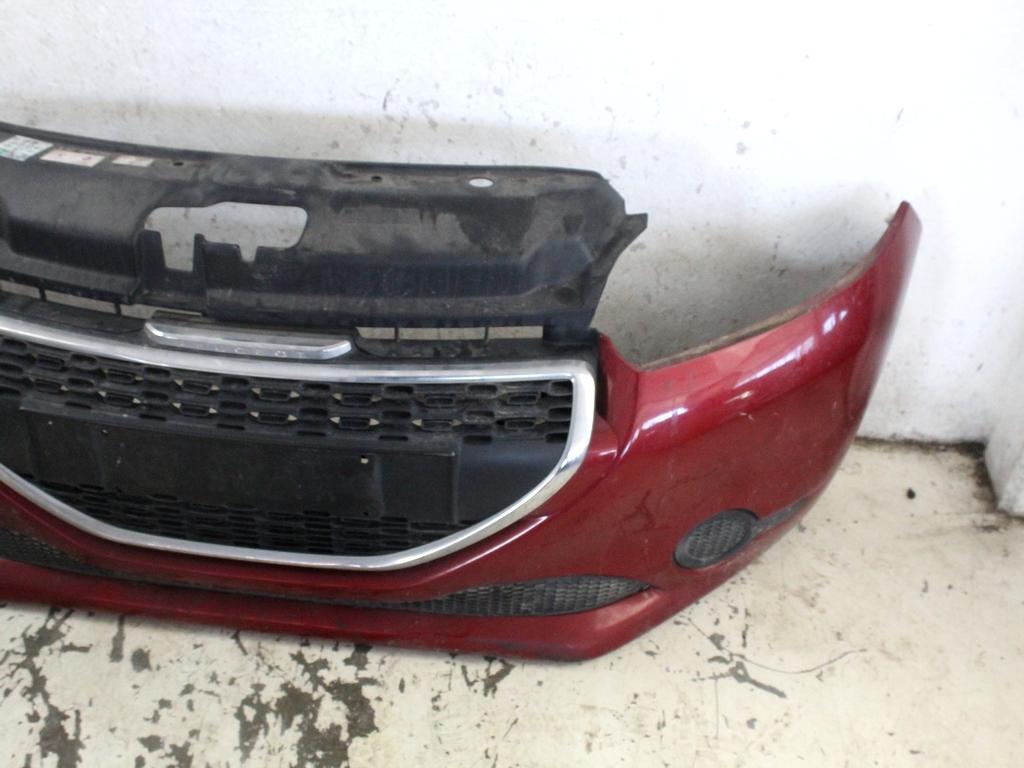 9672794477 PARAURTI ANTERIORE PEUGEOT 208 1.4 D 50KW 5M 5P (2012) RICAMBIO USATO DANNEGGIATO