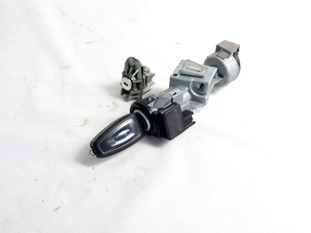 6E5T-15607-CA KIT BLOCCHETTO ACCENSIONE AVVIAMENTO CON CHIAVE E SERRATURE FORD TRANSIT CONNECT 1.6 D 70KW 5M 2P (2015) RICAMBIO USATO 