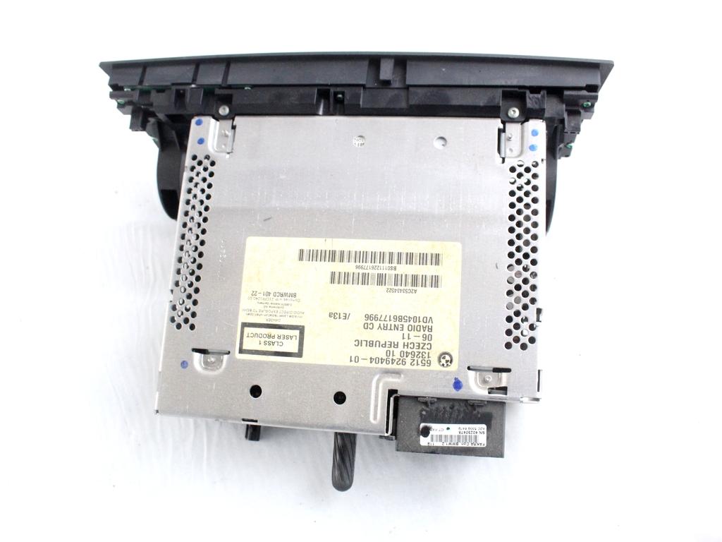 65129249404 AUTORADIO BUSINESS CD BMW SERIE 1 120D E87 2.0 D 130KW 6M 5P (2011) RICAMBIO USATO (NON FORNIAMO CODICE AUTORADIO, MA SOLO NUMERO DI TELAIO VEICOLO)