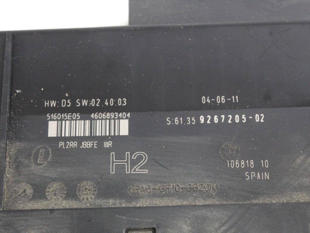 61359267205 CENTRALINA COMFORT BMW SERIE 1 120D E87 2.0 D 130KW 6M 5P (2011) RICAMBIO USATO