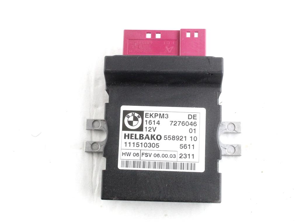 16147276046 CENTRALINA POMPA CARBURANTE BMW SERIE 1 120D E87 2.0 D 130KW 6M 5P (2011) RICAMBIO USATO