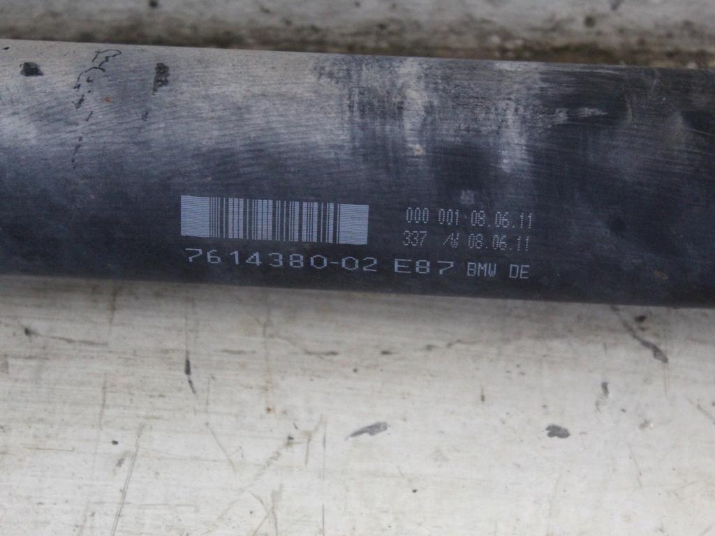 7614380 ALBERO DI TRASMISSIONE POSTERIORE BMW SERIE 1 120D E87 2.0 D 130KW 6M 5P (2011) RICAMBIO USATO