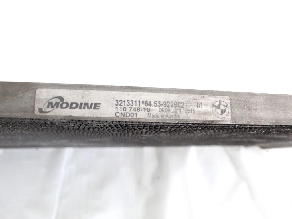 64539229021 CONDENSATORE RADIATORE CLIMATIZZATORE CLIMA A/C BMW SERIE 1 120D E87 2.0 D 130KW 6M 5P (2011) RICAMBIO USATO