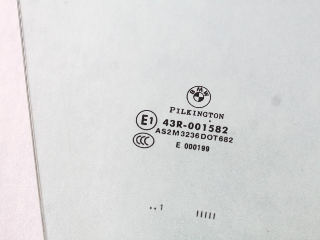 51337067792 VETRO SCENDENTE PORTA ANTERIORE DESTRA BMW SERIE 1 120D E87 2.0 D 130KW 6M 5P (2011) RICAMBIO USATO