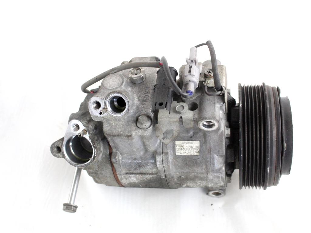 64526987862 COMPRESSORE CLIMATIZZATORE CLIMA A/C BMW SERIE 1 120D E87 2.0 D 130KW 6M 5P (2011) RICAMBIO USATO 447260-1853