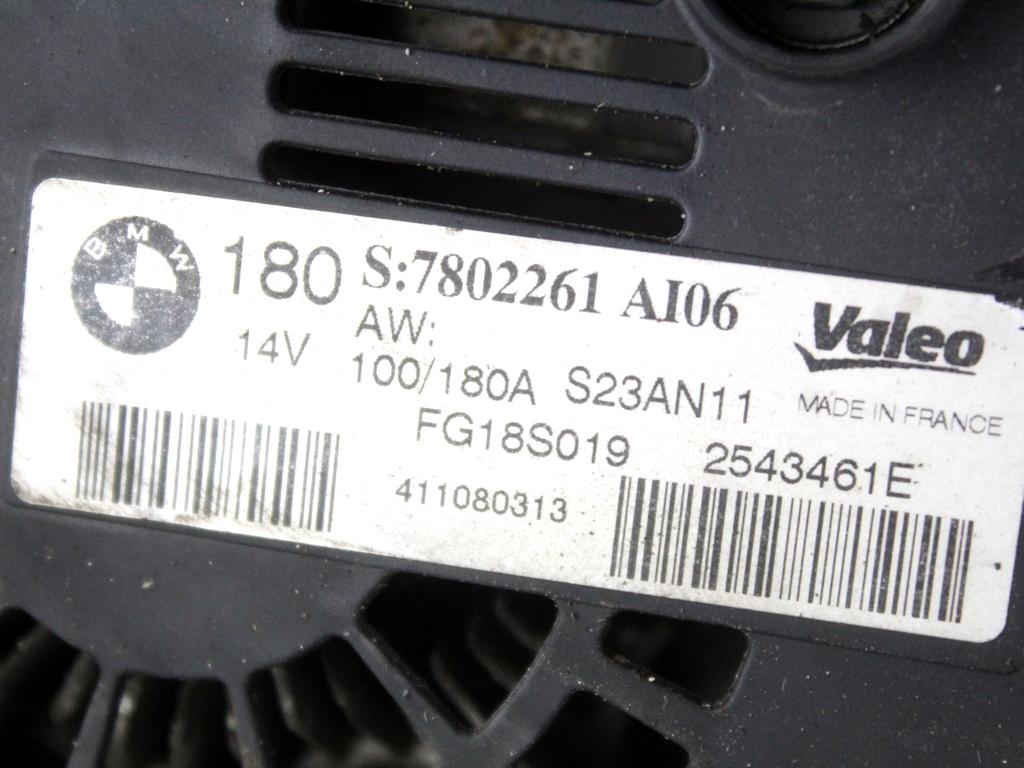 7802261 ALTERNATORE BMW SERIE 1 120D E87 2.0 D 130KW 6M 5P (2011) RICAMBIO USATO