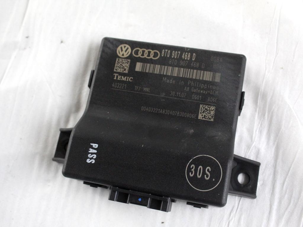 8T0907468D CENTRALINA GATEWAY AUDI A4 8K2 2.0 D 105KW 6M 4P (2008) RICAMBIO USATO