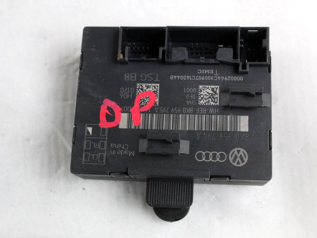 8K0959795A CENTRALINA PORTA POSTERIORE DESTRA AUDI A4 8K2 2.0 D 105KW 6M 4P (2008) RICAMBIO USATO