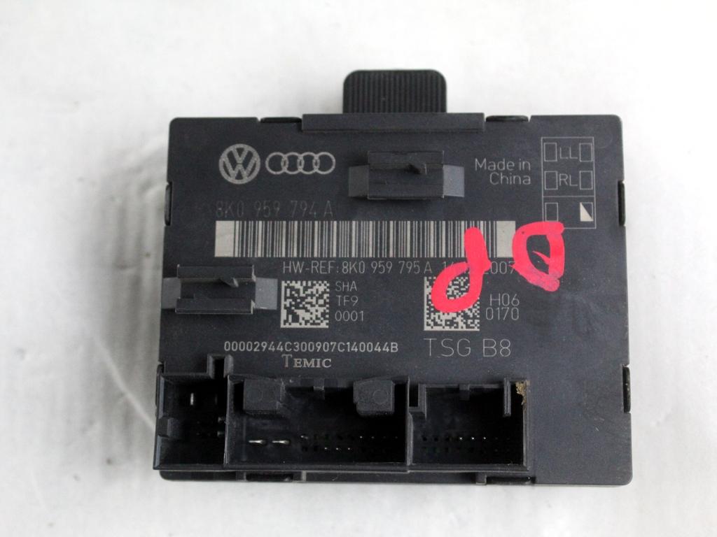 8K0959795A CENTRALINA PORTA POSTERIORE DESTRA AUDI A4 8K2 2.0 D 105KW 6M 4P (2008) RICAMBIO USATO