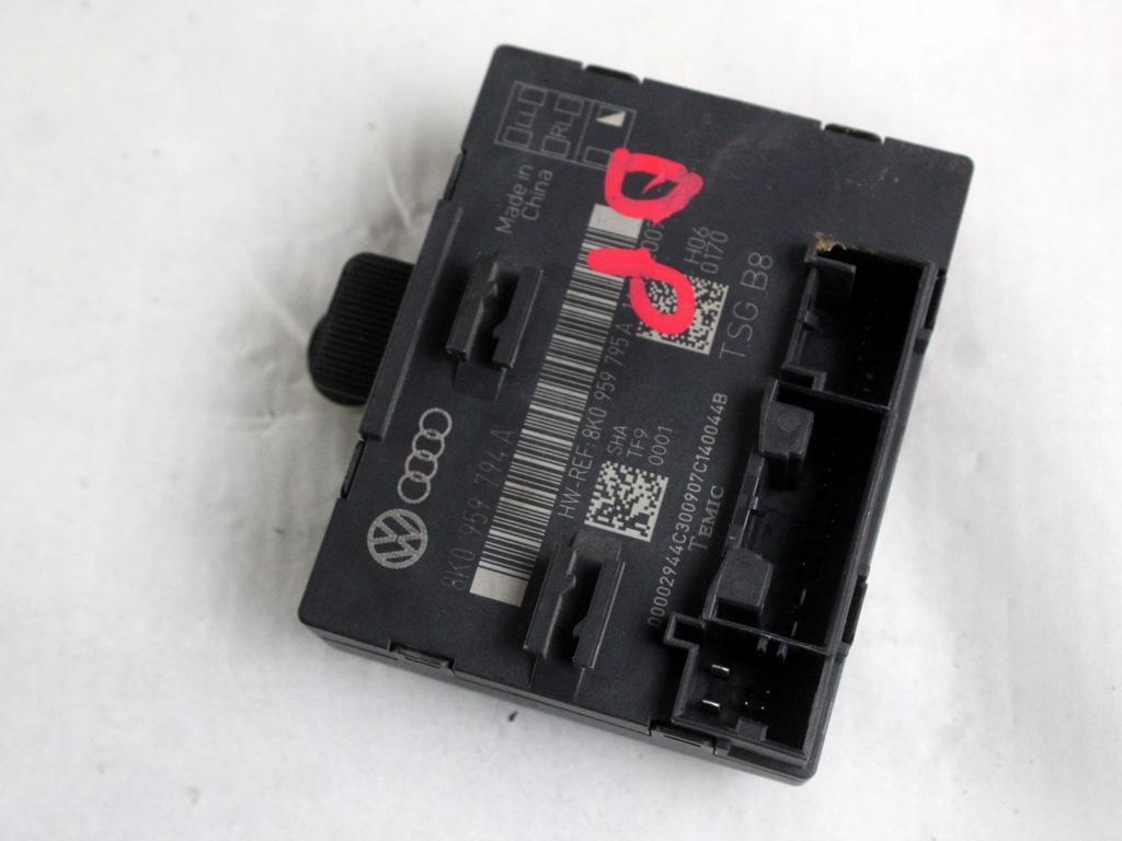 8K0959795A CENTRALINA PORTA POSTERIORE DESTRA AUDI A4 8K2 2.0 D 105KW 6M 4P (2008) RICAMBIO USATO