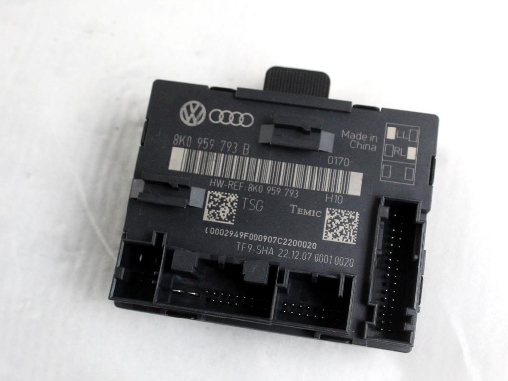 8K0959793B CENTRALINA PORTA ANTERIORE SINISTRA AUDI A4 8K2 2.0 D 105KW 6M 4P (2008) RICAMBIO USATO