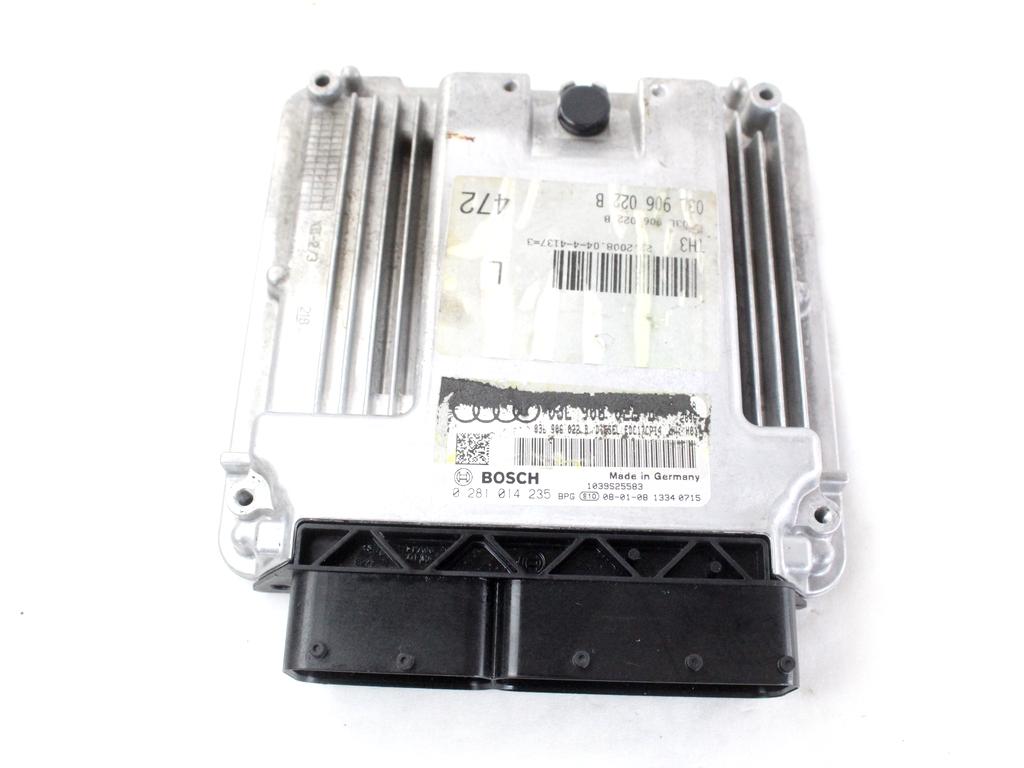 03L906022B CENTRALINA INIEZIONE MOTORE AUDI A4 8K2 2.0 D 105KW 6M 4P (2008) RICAMBIO USATO