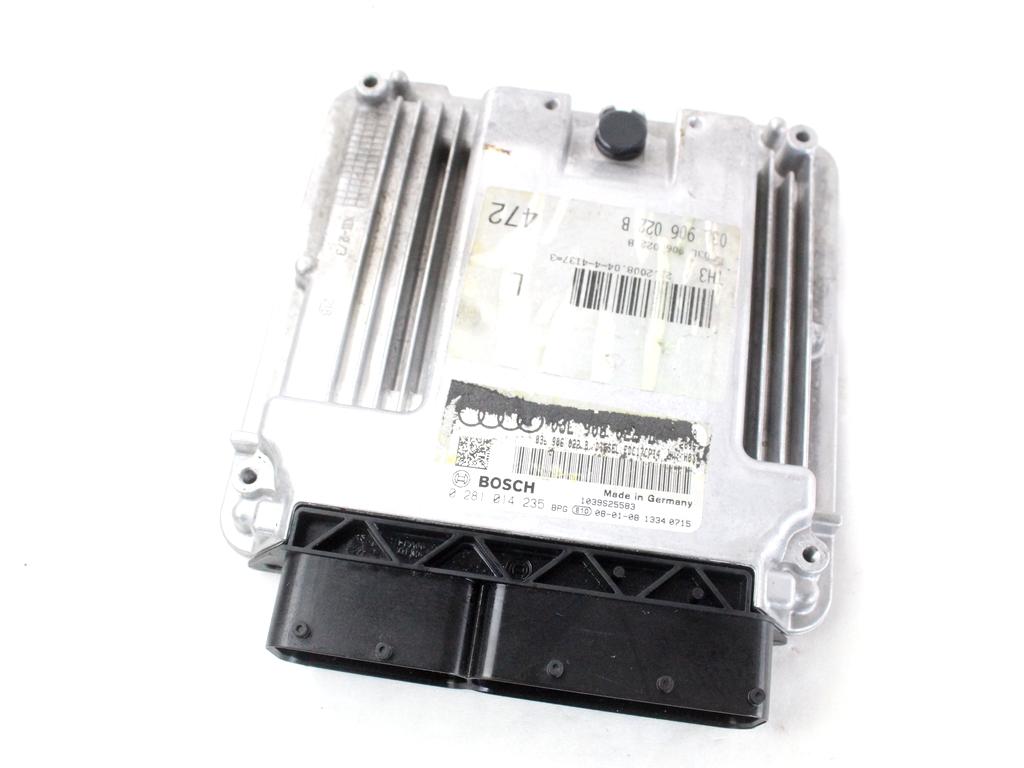 03L906022B CENTRALINA INIEZIONE MOTORE AUDI A4 8K2 2.0 D 105KW 6M 4P (2008) RICAMBIO USATO